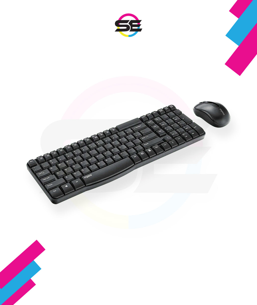 Rapoo X1800S Wireless Optical Mouse & Keyboard Combo 1000DPI