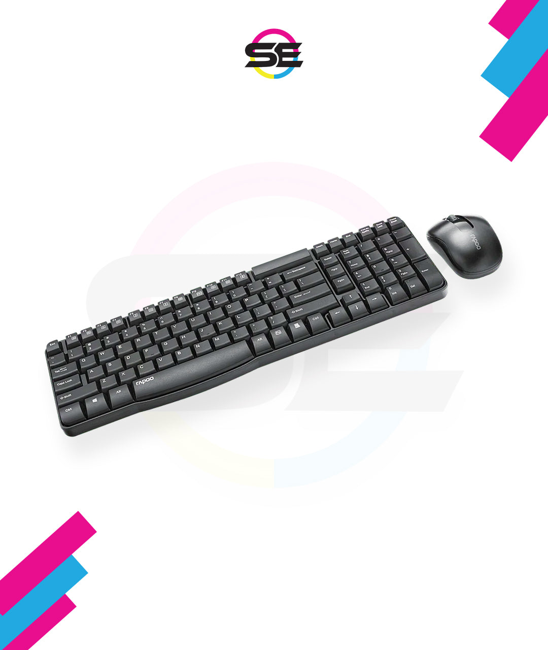 Rapoo X1800S Wireless Optical Mouse & Keyboard Combo 1000DPI