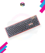 Redragon A101 104-Key Round Typewriter-Style Replacement Keycaps – Retro Circular Design, Cherry MX Compatible, Keycap Puller Included – Black