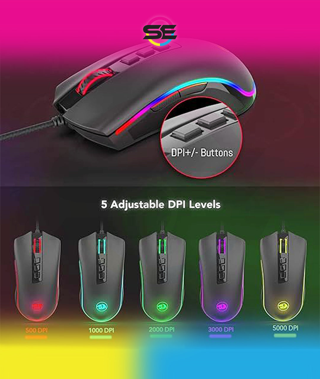 Redragon COBRA M711 Wired Gaming Mouse