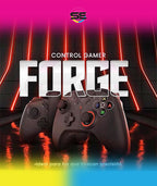 Redragon G711 Forge Wireless Gaming Controller – Bluetooth, 2.4GHz & USB-C, 8H Battery, RGB, Programmable Buttons, Removable Joysticks – PC, Switch, PS3/4, iOS & Android