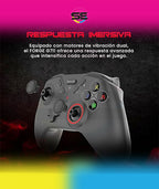 Redragon G711 Forge Wireless Gaming Controller – Bluetooth, 2.4GHz & USB-C, 8H Battery, RGB, Programmable Buttons, Removable Joysticks – PC, Switch, PS3/4, iOS & Android