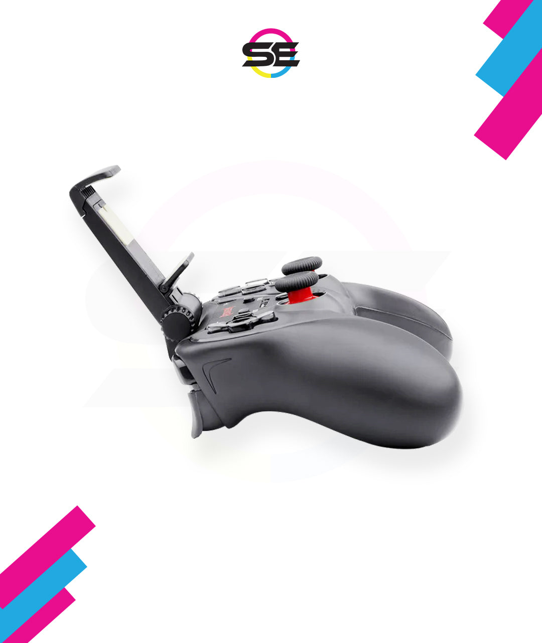 Redragon G812 Ceres Wireless Bluetooth Gaming Controller with Phone Clip – Dual Vibration, Dual Analog Joysticks – PC, Android, iOS, PS4, Switch & TV Box