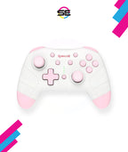 Redragon G815 Pluto Wireless Bluetooth Gaming Controller – Dual Vibration, NFC, Turbo, 3D Joystick – Switch, PS3/4/5, Xbox One X, PC & Android – Blue/White & Pink/Gray
