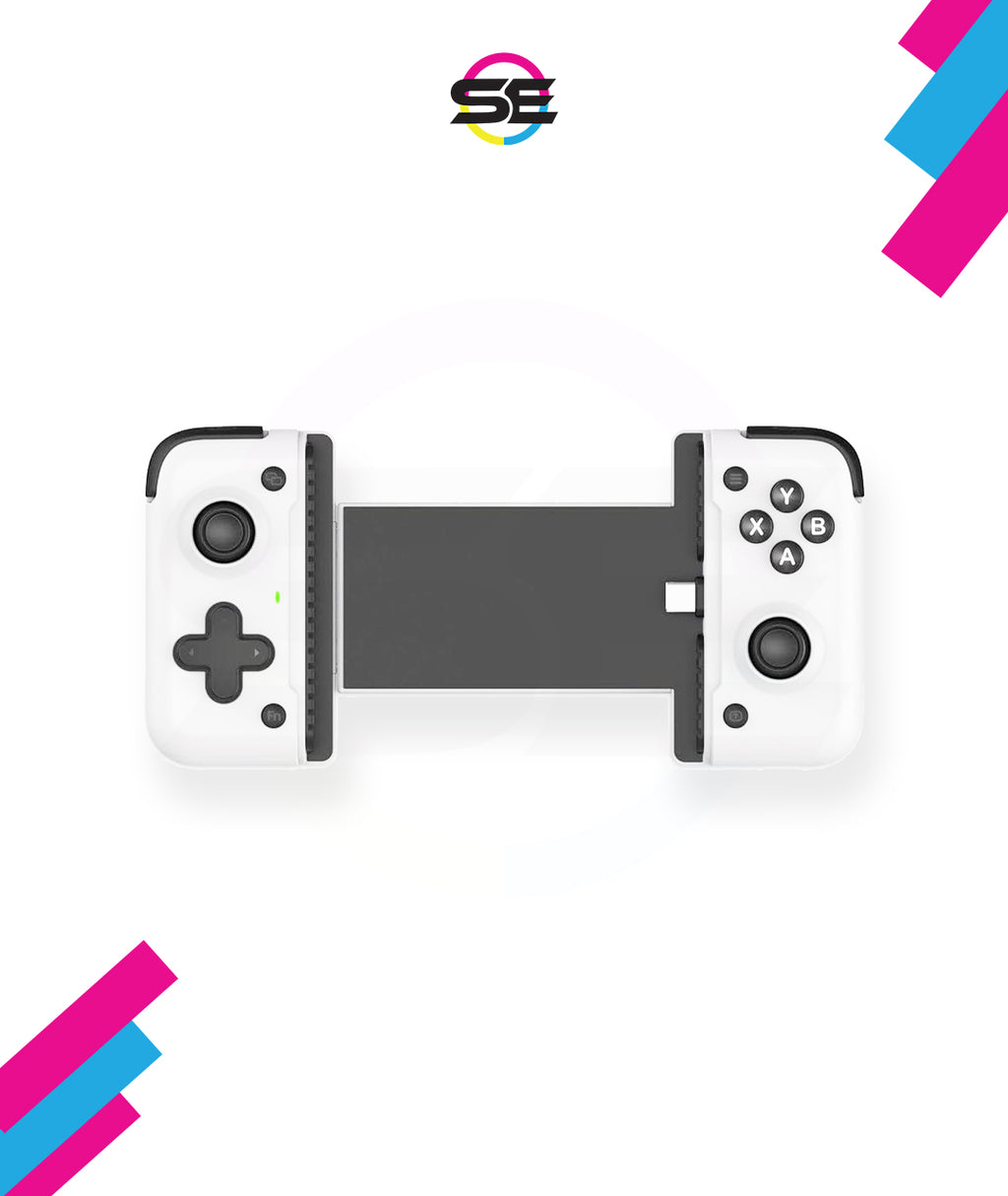 Redragon G817 Hoarah Mobile Gaming Controller – Telescopic Grip, 4 Modes (HD/XBOX/Virtual Touch/PS), USB-C & Lightning – Android & iOS – White