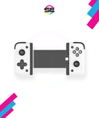 Redragon G817 Hoarah Mobile Gaming Controller – Telescopic Grip, 4 Modes (HD/XBOX/Virtual Touch/PS), USB-C & Lightning – Android & iOS – White