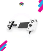 Redragon G817 Hoarah Mobile Gaming Controller – Telescopic Grip, 4 Modes (HD/XBOX/Virtual Touch/PS), USB-C & Lightning – Android & iOS – White