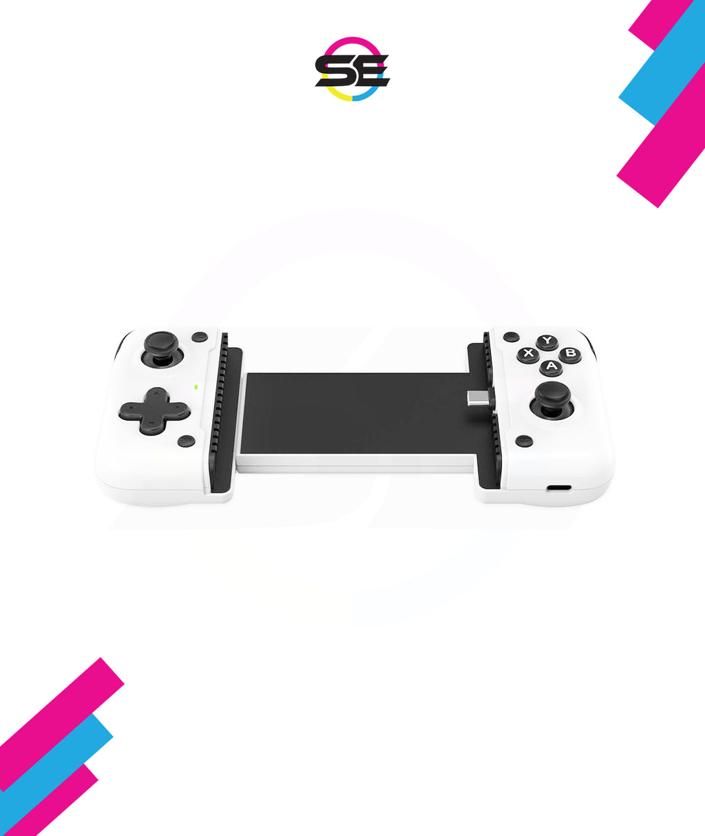 Redragon G817 Hoarah Mobile Gaming Controller – Telescopic Grip, 4 Modes (HD/XBOX/Virtual Touch/PS), USB-C & Lightning – Android & iOS – White