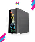 Redragon GC-608 PRO SteelJaw Pro RGB Gaming PC Case – Mid-Tower, Tempered Glass Front & Side, Motherboard RGB SYNC, 2+1 Double-Ring RGB Fans, ATX/mATX, USB 3.0 – Black