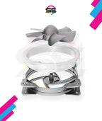 Redragon GC-F008 120mm Full-Color RGB Turbo Case Fan 3-Pack – Dual-Ring Design, 57 Lighting Modes, Super Quiet High Airflow, 10-in-1 Control Box, IR Remote – Black