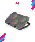 Redragon GCP511 Ingrid RGB Laptop Cooler – Up to 17", 4 RGB Illuminated Fans, Adjustable RGB Lighting, Adjustable Angle, Mesh Surface – Black