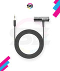 Redragon GM89 Clip-on Lavalier Microphone – Omnidirectional Condenser, 3.5mm, Y-Converter, Metal Clip, 1.8m Cable, Free Pouch – Black