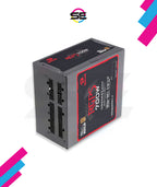 Redragon GS-PS005 RGPS 700W Full Modular Gaming Power Supply – 80 Plus Gold, PFC, 14cm Fan, Full Modular, 24P+CPU8Px2+PCIe8Px2+SATA6+IDE3, Full Range AC – Black