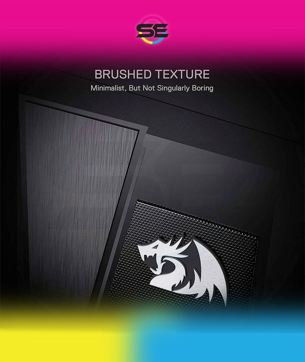 Redragon GS520 Anvil RGB Desktop Speakers – 2.0 Channel PC Stereo, 6 RGB Modes, Touch Control, Easy-Access Volume, USB Powered + 3.5mm – Black