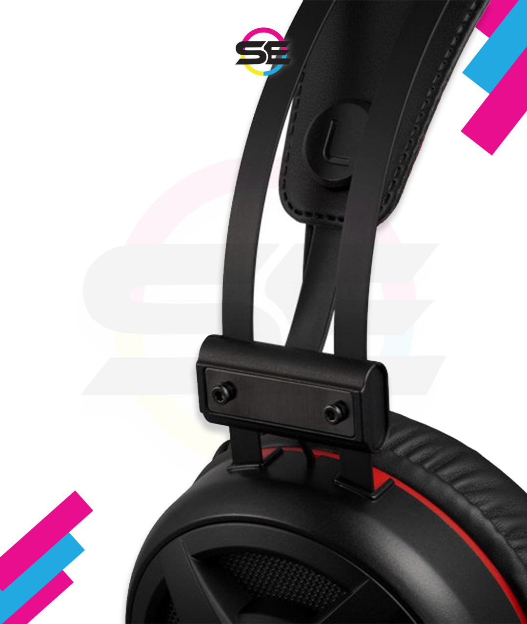 Redragon H210 MINOS Virtual 7.1 Surround USB Gaming Headset – 50mm Drivers, 32Ω, Omnidirectional Mic, Passive Noise-Cancelling, LED Light – Black/Red