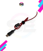 Redragon H210 MINOS Virtual 7.1 Surround USB Gaming Headset – 50mm Drivers, 32Ω, Omnidirectional Mic, Passive Noise-Cancelling, LED Light – Black/Red