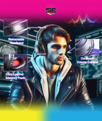 Redragon H231 SCREAM RGB Wired Gaming Headset – 40mm Drivers, Surround Sound, Retractable Headband, Memory Foam, 360° Noise-Canceling Mic, 250g Ultra-Light – Black/Red