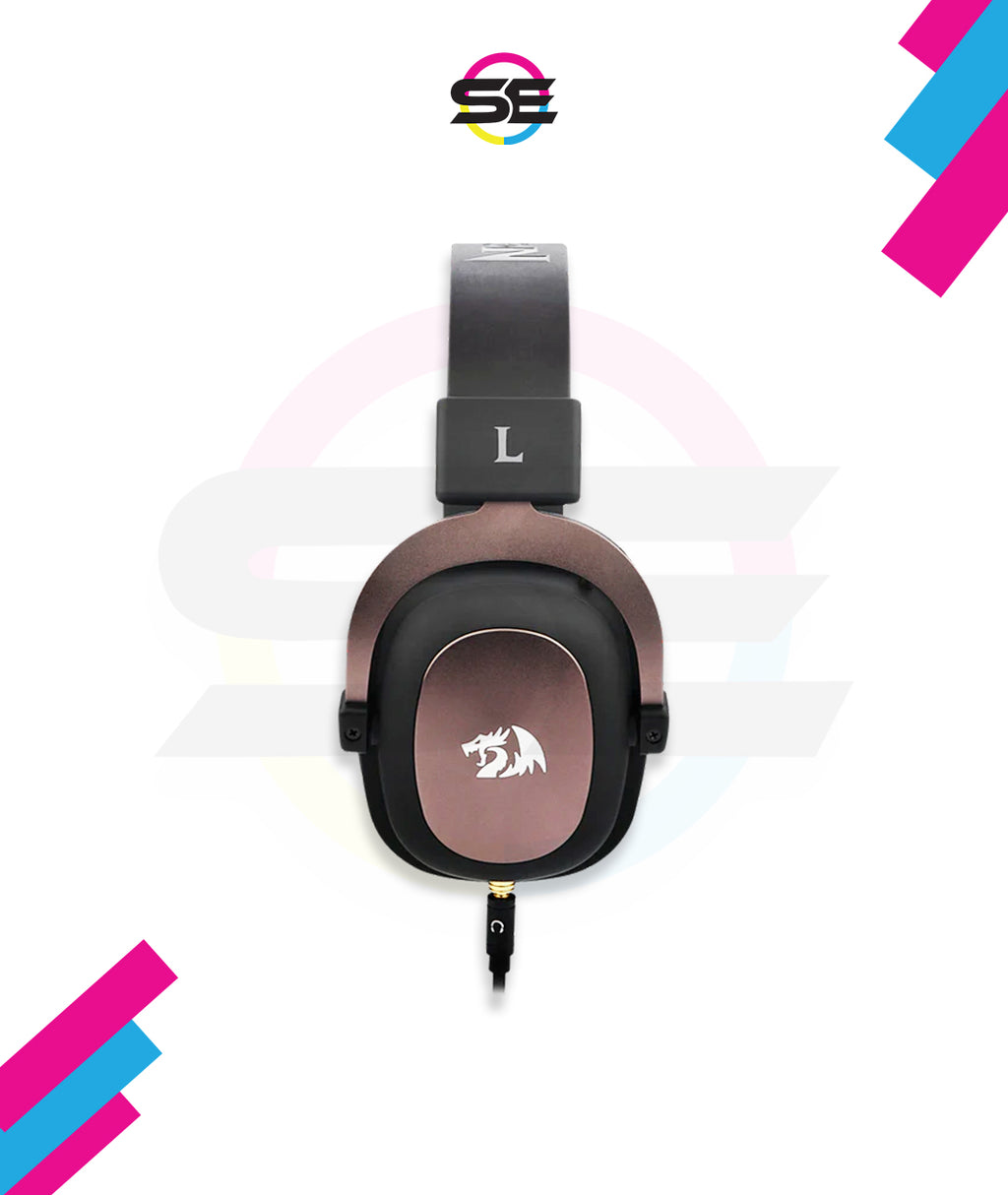 Redragon H510 ZEUS Wired Gaming Headset – 7.1 Surround Sound, 53mm Drivers, Memory Foam Ear Pads, Detachable Boom Mic, In-Line Control, Gold-Plated 3.5mm – Black/Red