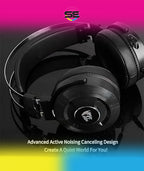 Redragon H991 TRITON Wired Gaming Headset – Virtual 7.1 Surround Sound, ANC Microphone, Super Soft Ear Pads, In-Line Control – Black/Silver