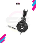 Redragon H991 TRITON Wired Gaming Headset – Virtual 7.1 Surround Sound, ANC Microphone, Super Soft Ear Pads, In-Line Control – Black/Silver