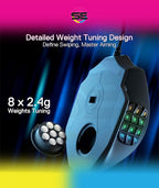 Redragon IMPACT MMO Wired Gaming Mouse 12400 DPI