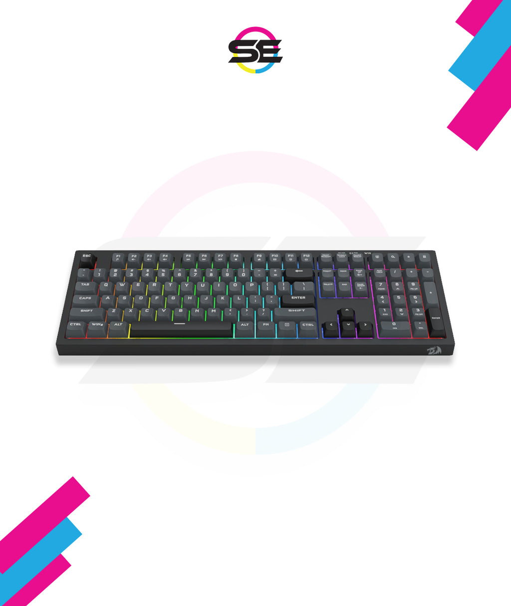Redragon K518 CRUX RGB Wired Membrane Gaming Keyboard – 108 Keys
