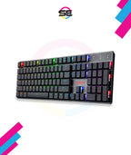 Redragon K535 APAS RGB Low Profile Wired Mechanical Gaming Keyboard – 104 Keys, Blue Switch, Macro – Black