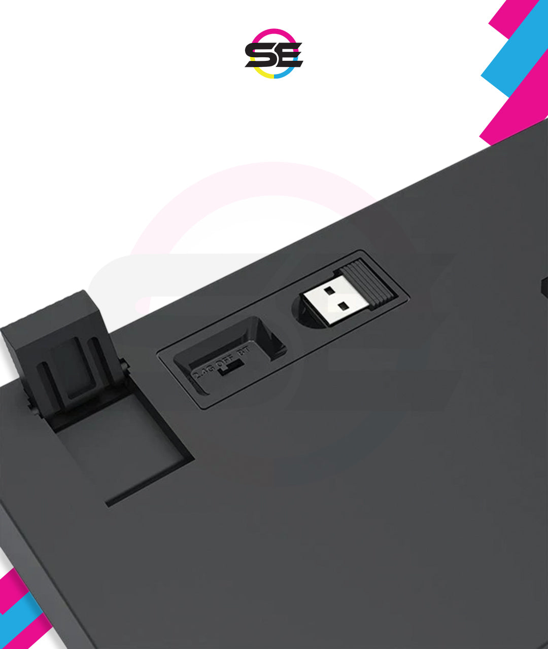 Redragon K552 KUMARA PRO RGB Wireless Mechanical Gaming Keyboard – 87 Keys TKL, Red Switch – Black