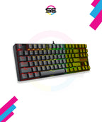 Redragon K552 KUMARA RGB Wired Mechanical Gaming Keyboard – 87 Keys TKL, ABS Metal Design – Black
