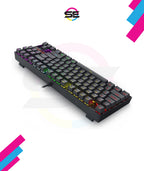 Redragon K552 KUMARA RGB Wired Mechanical Gaming Keyboard – 87 Keys TKL, ABS Metal Design – Black