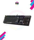 Redragon K608 Elite VALHEIM Rainbow RGB Wired Mechanical Gaming Keyboard – 104 Keys Full Size NKRO, Black Switch (Soft Tactile, Low Noise) – Black