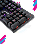 Redragon K608 Elite VALHEIM Rainbow RGB Wired Mechanical Gaming Keyboard – 104 Keys Full Size NKRO, Black Switch (Soft Tactile, Low Noise) – Black