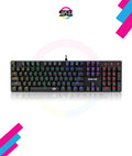 Redragon K608 Elite VALHEIM Rainbow RGB Wired Mechanical Gaming Keyboard – 104 Keys Full Size NKRO, Black Switch (Soft Tactile, Low Noise) – Black