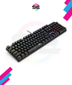 Redragon K608 Elite VALHEIM Rainbow RGB Wired Mechanical Gaming Keyboard – 104 Keys Full Size NKRO, Black Switch (Soft Tactile, Low Noise) – Black