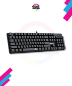 Redragon K608 Elite VALHEIM Rainbow RGB Wired Mechanical Gaming Keyboard – 104 Keys Full Size NKRO, Black Switch (Soft Tactile, Low Noise) – Black