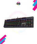 Redragon K608 VALHEIM Rainbow RGB Wired Mechanical Gaming Keyboard – 104 Keys Full Size NKRO, Floated Design, 9 Backlit Modes, 8 Gaming Modes – Black