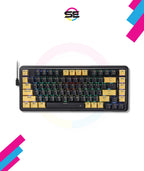 Redrc-Swap Wired Mechanical Gaming Keyboard – Custom Gold-Melt Translucent Switch, 16.8M RGB 20 Modes, Pro Software – Black/Gold