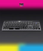 Redragon KG010-KN Wired Mechanical Gaming Keyboard – 9 LED Backlit Effects, Brown Switch, Double-Shot Keycaps