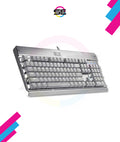 Redragon KG010-WN Wired Mechanical Gaming Keyboard – 9 LED Backlit Effects, Brown Switch, Double-Shot Keycaps – White