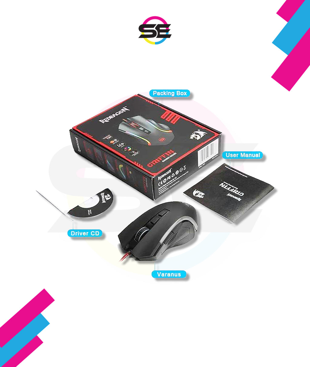 Redragon M607 Griffin RGB Wired Gaming Mouse