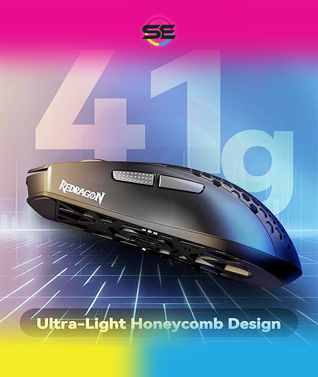 Redragon M617 Ultralight Honeycomb Shell Wired Gaming Mouse