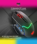 Redragon M690 PRO Wired/Wireless Gaming Mouse