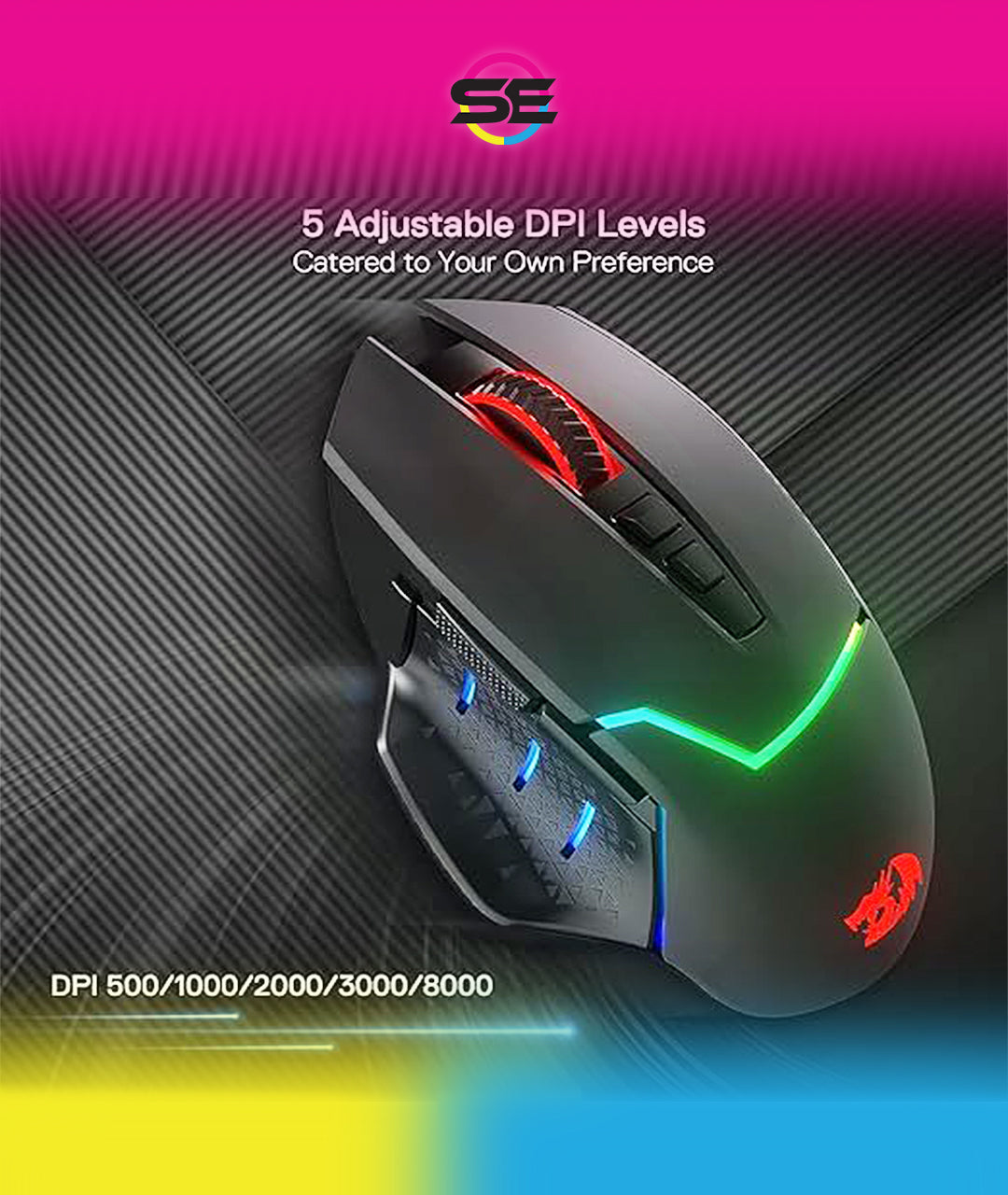 Redragon M690 PRO Wired/Wireless Gaming Mouse