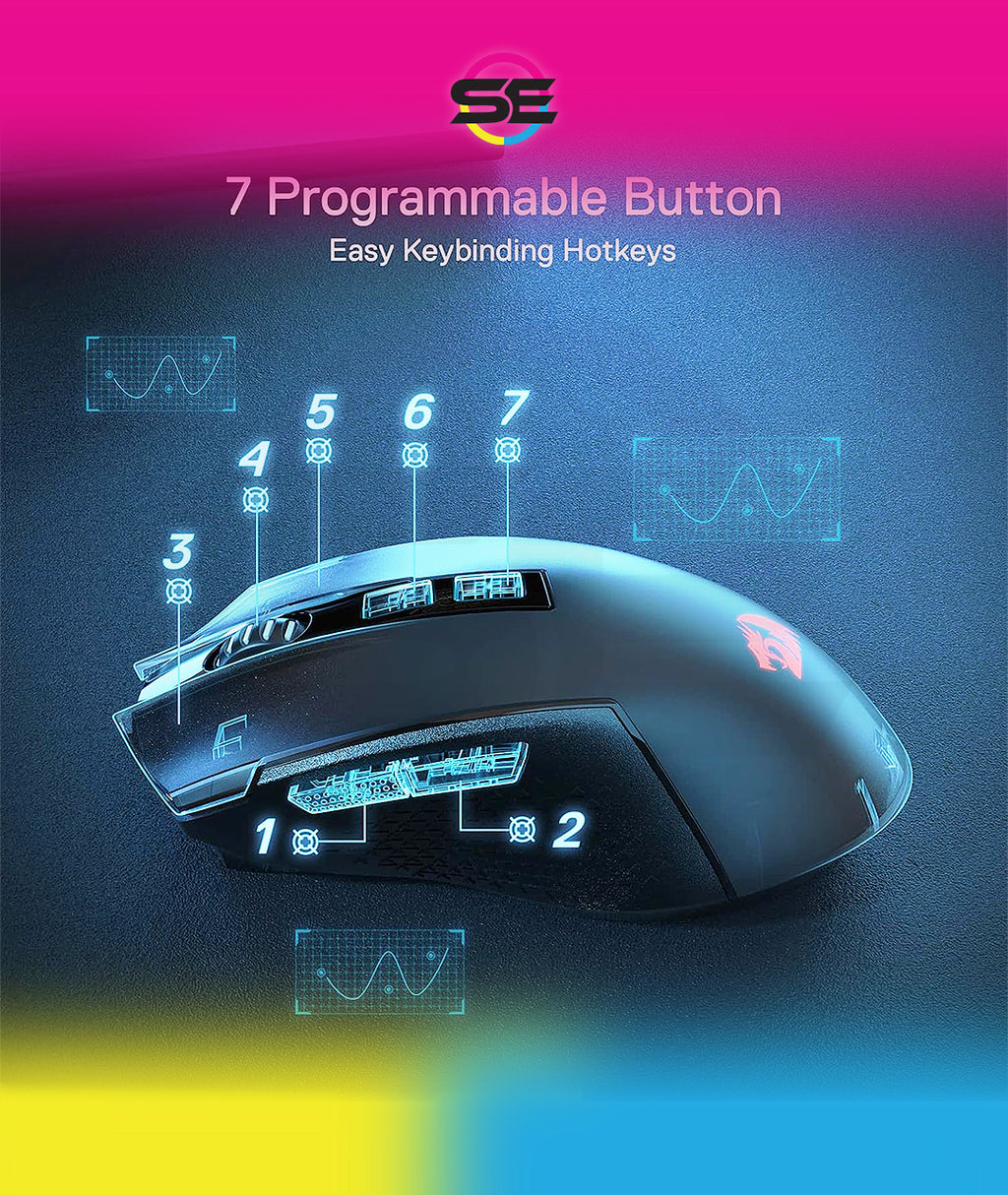 Redragon M693 Wireless Bluetooth Gaming Mouse
