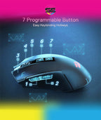 Redragon M693 Wireless Bluetooth Gaming Mouse