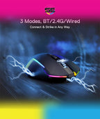 Redragon M693 Wireless Bluetooth Gaming Mouse