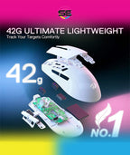 Redragon M724 Wired Gaming Mouse – White
