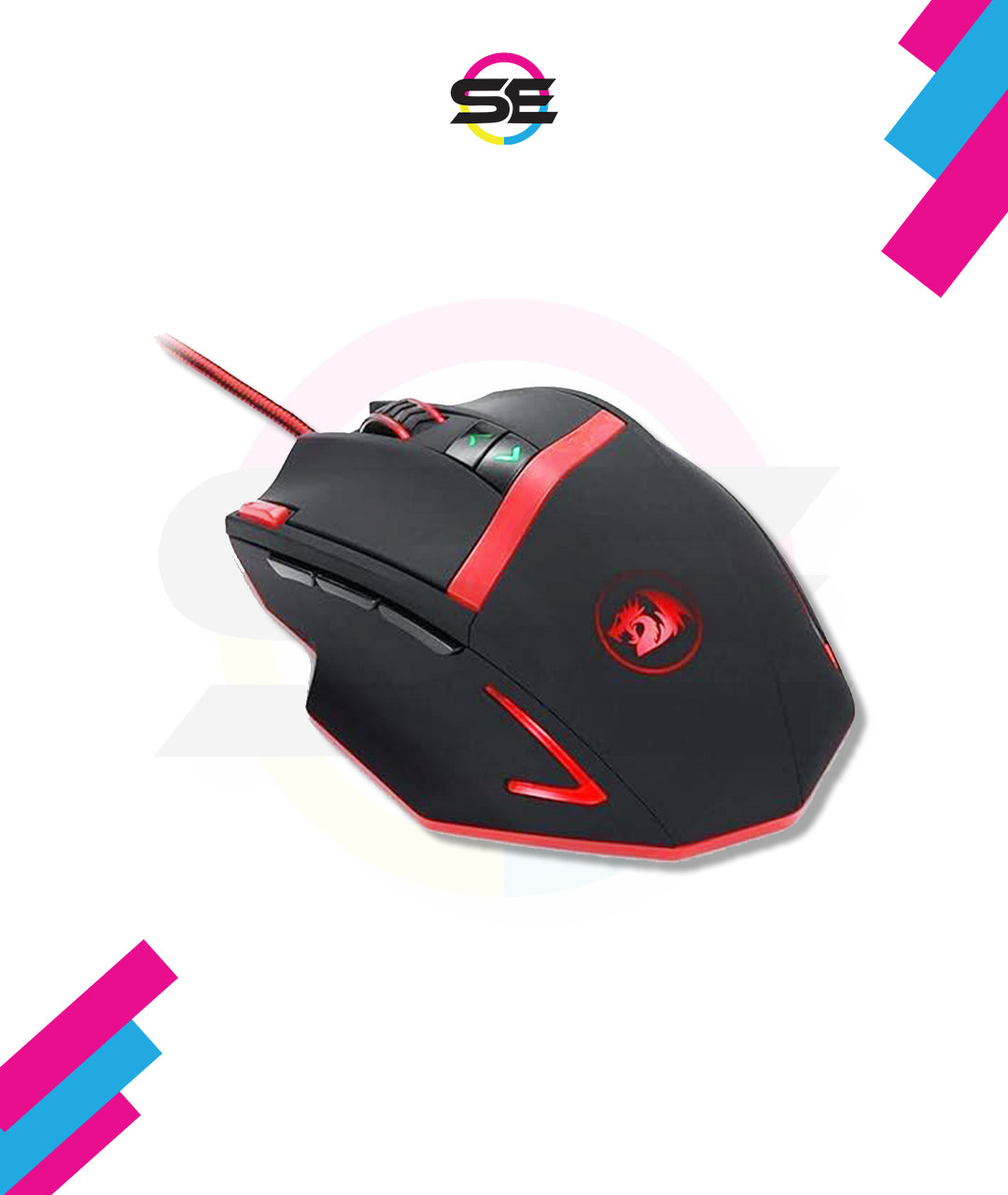 Redragon M801 Mammoth 16400 DPI Programmable Laser Gaming Mouse