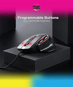 Redragon M806 Bullseye Wired RGB Gaming Mouse