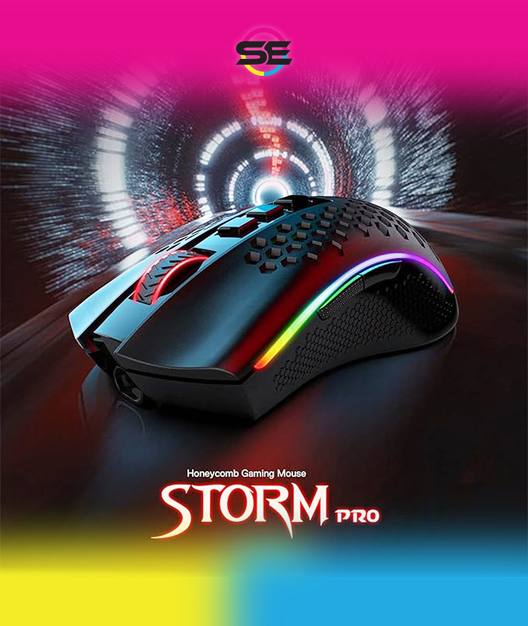 Redragon M808 Storm Pro Honeycomb Dual Mode Gaming Mouse